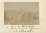 Eglise de Remiremont, vue prise depuis le Calvaire le 6 juin 1898