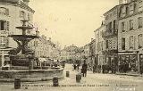 Remiremont - Fontaine des Dauphins et Place Courtine