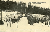Remiremont. - Concours de Ski - Le Saut - Un Coureur pendant le saut