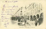Remiremont. - Grande Rue - Le Marché en 1900