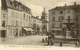 Remiremont. - La Fontaine du Dauphin et l'Eglise
