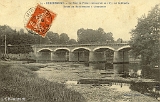 Remiremont. - Le Pont le Prieur reconstruit en 1873 sur la Moselle - Route de Remiremont à Gérardmer