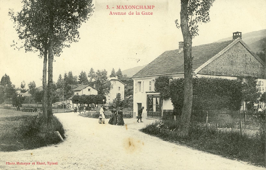 Maxonchamp. - Avenue de la Gare.JPG