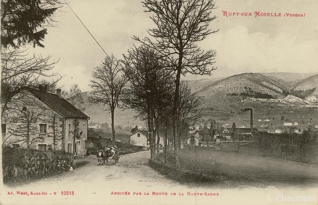 Rupt-sur-Moselle. - Arrivée par la Route de la Haute-Saône.jpg