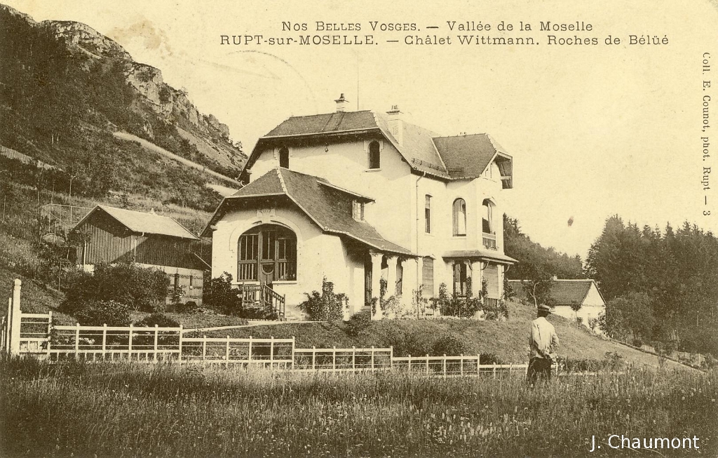 Rupt-sur-Moselle. - Châlet Wittmann. Roches de Bélué.JPG