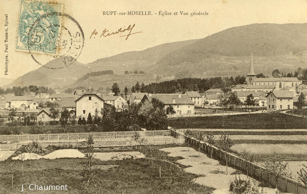 Rupt-sur-Moselle. - Eglise et Vue Générale.JPG