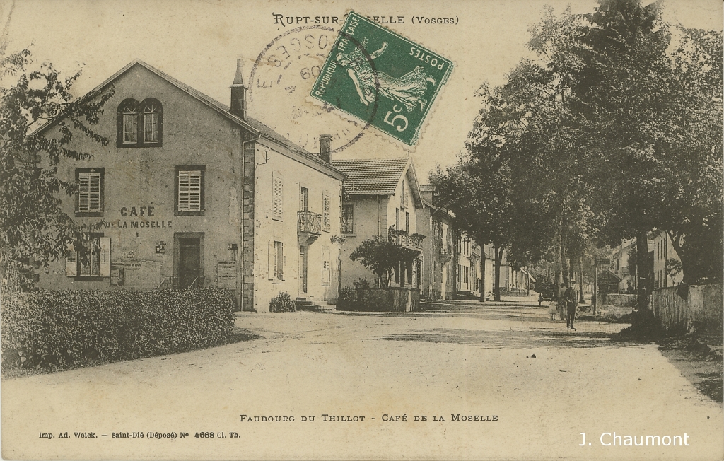 Rupt-sur-Moselle. - Faubourg du Thillot - Café de la Moselle.jpg