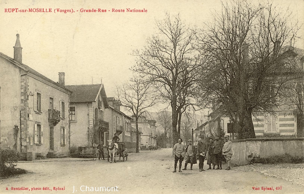 Rupt-sur-Moselle. - Grande Rue - Route Nationale.JPG