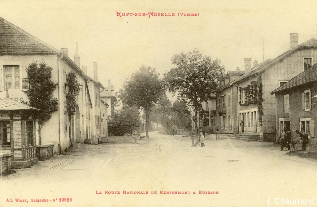 Rupt-sur-Moselle. - La Route Nationale de Remiremont à Bussang.JPG