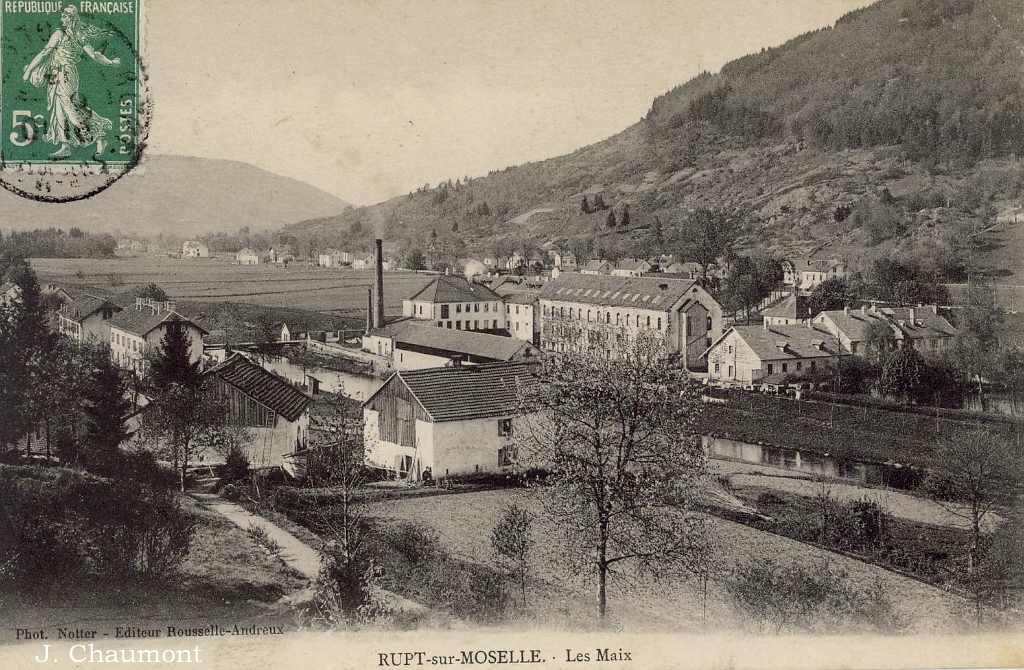 Rupt-sur-Moselle. - Les Maix - Moselle et Usine.jpg