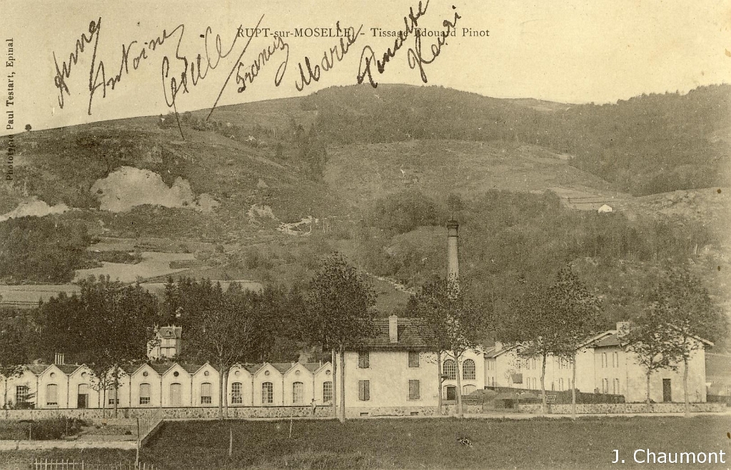 Rupt-sur-Moselle. - Tissage Edouard Pinot.JPG