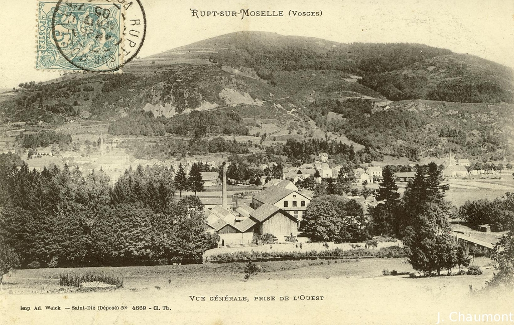Rupt-sur-Moselle. - Vue générale, prise de l'Ouest.JPG