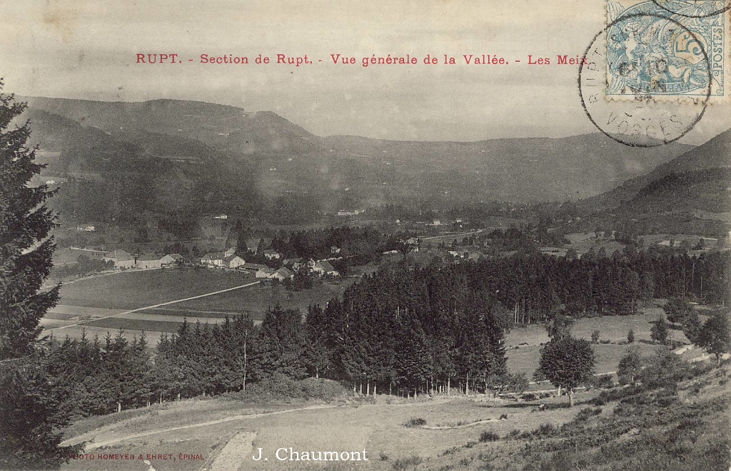 Rupt. - Section de Rupt. - Vue générale de la Vallée. - Les Meix.jpg