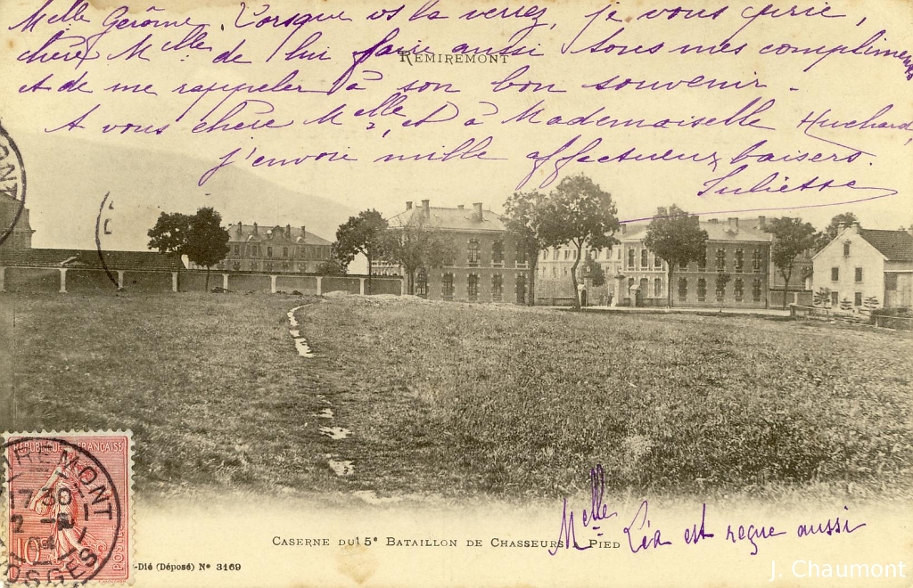 Remiremont. - Caserne du 5e Bataillon de Chasseurs à Pied.JPG