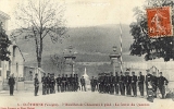 St-Etienne. - 5e Bataillon de Chasseurs à pied. - La Sortie du Quartier