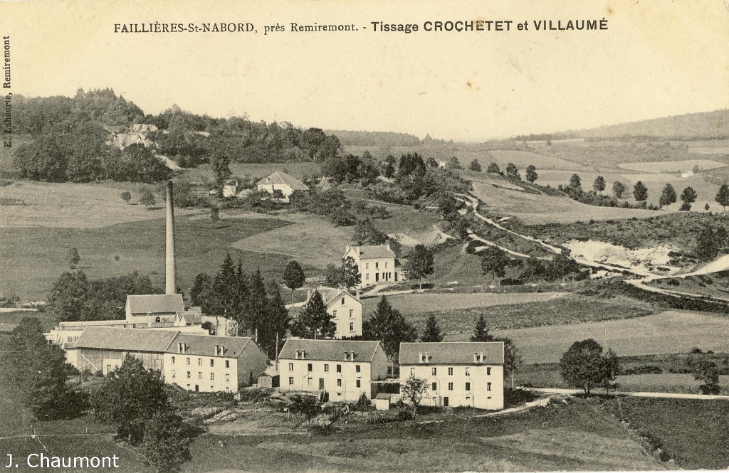 Faillières-St-Nabord, près Remiremont. - Tissage CROCHETET et VILLAUMÉ.JPG