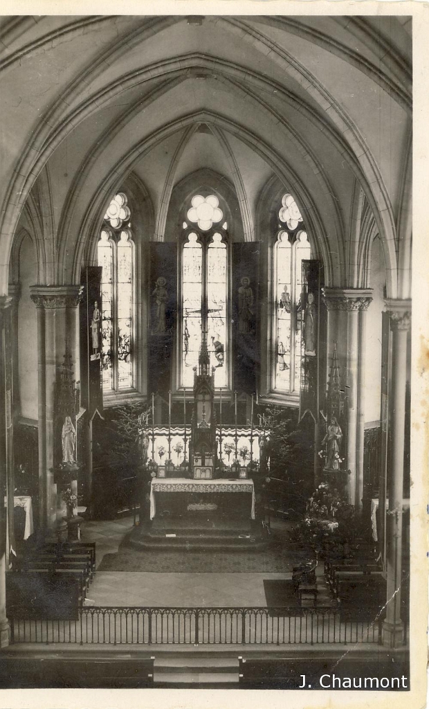 Vecoux - L'Eglise en 1959.JPG