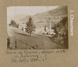 Usine de Vecoux, depuis la route de Reherrey le 1er mai 1898